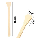 50 Pieces Wooden Waxing Applicators Sticks for Face & Eyebrows Wax Spatula Hair Removal