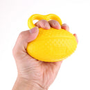Silicone Hand Exercise Squeeze Ball Finger Stress Relief Strengthener Yellow