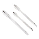 3 Pieces Metal Handmade Little Lipstick Spoon Lip Balm DIY Dispensing Spoons