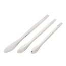 3 Pieces Metal Handmade Little Lipstick Spoon Lip Balm DIY Dispensing Spoons