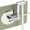 8x5'' Portable Stainless Steel Bathroom Makeup Shaving Mirror 3X Magnifying Wall Mounted Comestic Mirror