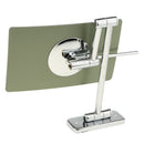 8x5'' Portable Stainless Steel Bathroom Makeup Shaving Mirror 3X Magnifying Wall Mounted Comestic Mirror