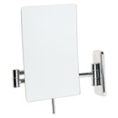 8x5'' Portable Stainless Steel Bathroom Makeup Shaving Mirror 3X Magnifying Wall Mounted Comestic Mirror