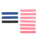Pack of 50 Pro Mini Nail Art Sanding Salon Buffer Files Sandpaper UV Gel Polisher Manicure Tools Black/Pink/ Blue Double Sided