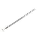 Stainless Steel Professional Nail Art UV Gel Polish Remover Triangle Stick Cuticle Pusher Manicure Rod Tool Soak OFF Remover Trimmer
