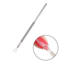 Stainless Steel Professional Nail Art UV Gel Polish Remover Triangle Stick Cuticle Pusher Manicure Rod Tool Soak OFF Remover Trimmer