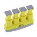 Adjustable Finger Strengthener Hand Gripper Exerciser 4-6 Lbs Yellow