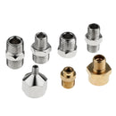 Lots 7Pcs Pro Airbrush Hose Adapter Fittings Connector 1/8" BSP To 1/4" BSP