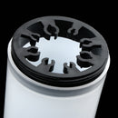 Nail Art Brush Painting Pigment Removal Tool Cleaning Cleaner Cup Jar Container with Multiple Size Slots and Lid