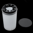 Nail Art Brush Painting Pigment Removal Tool Cleaning Cleaner Cup Jar Container with Multiple Size Slots and Lid