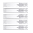 10ML Clear Empty Refillable Airless Pump Cream Lotion Bottle Cosmetic Container Fine Mist Spray Bottle, Pack of 5