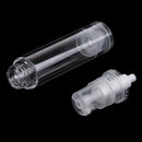 10ML Clear Empty Refillable Airless Pump Cream Lotion Bottle Cosmetic Container Fine Mist Spray Bottle, Pack of 5