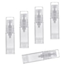 5x 5ml Clear Vacuum Pump Bottle Cosmetic Lotions Container Tubes Dispenser