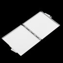 2PCS Makeup Mirror for Purses and travel Double Sides Portable Foldable Pocket Metal Makeup Compact Mirror Woman Cosmetic Mirror Square