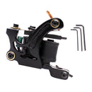 PRO Tattoo Machine Lettering Motor Liner Shader Supply 10 Coil Wraps 3 Grips