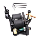 PRO Tattoo Machine Lettering Motor Liner Shader Supply 10 Coil Wraps 3 Grips