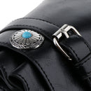 Hair Stylist Scissor Pouch Holster Belt Holder Genuine Leather Scissors Bag -Large Capacity