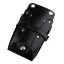Hair Stylist Scissor Pouch Holster Belt Holder Genuine Leather Scissors Bag -Large Capacity