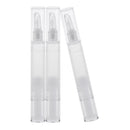 5ml Transparent Twist Pens Empty Lip Gloss Pen, Silicone Brush Tip, Cosmetic Ance Oil Container Concealer Liquid Tube, Pack of 3