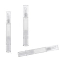 5ml Transparent Twist Pens Empty Lip Gloss Pen, Silicone Brush Tip, Cosmetic Ance Oil Container Concealer Liquid Tube, Pack of 3