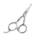 Stainless Steel 4.9inch Facial Mustache Nose/Ear Hair Scissors,Eyebrow/Moustache Shears For Salon/Personal Use