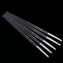 5Pcs Nail Design Brushes Set Acrylic Clear Handle,Ultra-small Silicone Nail Tools Painting Pen Flower Pen Salon DIY Carving Nail Supplies