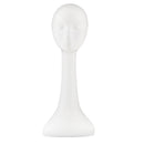 Female Mannequin Head Hair Wig Hat Jewelry Scarf Display Model Manikin White 22 inch Tall