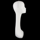 Female Mannequin Head Hair Wig Hat Jewelry Scarf Display Model Manikin White 22 inch Tall