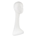 Female Mannequin Head Hair Wig Hat Jewelry Scarf Display Model Manikin White 22 inch Tall