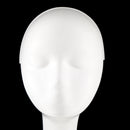Female Mannequin Head Hair Wig Hat Jewelry Scarf Display Model Manikin White 22 inch Tall