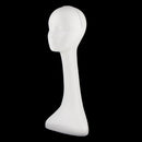 Female Mannequin Head Hair Wig Hat Jewelry Scarf Display Model Manikin White 22 inch Tall
