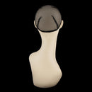 Durable Plastic Female Mannequin Head 18'' Tall Realistic Make-up Mannequin Head Wigs Display Skin Color