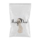 Durable Plastic Female Mannequin Head 18'' Tall Realistic Make-up Mannequin Head Wigs Display Skin Color