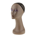 Free Standing Retail Stores Salon Hair Wigs Hat Cap Display Female Mannequin Head Manikin Model Stand with Cap Black