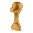 Female Mannequin Head Wigs Hat Jewelry Glasses Display Manikin Stand Model Holder for Salon Home Retail Stores Showcase