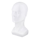 White Male Mannequin Head Sunglasses Headphone Hair Wigs Cap Glasses Display Manikin Model Stand Holder for Salon Retail Stores Showcase