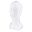 White Male Mannequin Head Sunglasses Headphone Hair Wigs Cap Glasses Display Manikin Model Stand Holder for Salon Retail Stores Showcase