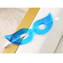 Blue Gel Eye Mask Cold Pack Cool Compress for Puffy Eyes and Dry Eye ,Cooling Eye Ice Mask Gel with Strap