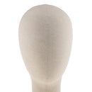Canvas Block Head Set for Wig Display, Making and Styling, Mannequin Head Freestanding Hat Display Headband Scarf Holder