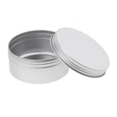 10pcs 150ml Empty Cosmetic Pots Lip Balm Container Jar Small Powder Silver Aluminum Tins with Screw Lid