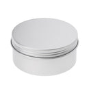 10pcs 150ml Empty Cosmetic Pots Lip Balm Container Jar Small Powder Silver Aluminum Tins with Screw Lid