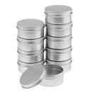 10pcs 150ml Empty Cosmetic Pots Lip Balm Container Jar Small Powder Silver Aluminum Tins with Screw Lid