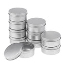 10pcs 150ml Empty Cosmetic Pots Lip Balm Container Jar Small Powder Silver Aluminum Tins with Screw Lid