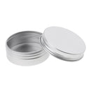 1oz 10 Pack Aluminum Tin Cans, Empty Round Tin Jar Pot Cosmetic Containers With Screwtop Lid Cover
