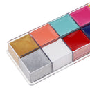 Halloween 12 Color Makeup Pigments Face Painting Body Paint For Kids Costume Party