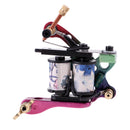 Professional Tattoo Machine Gun Shader and Liner 10 Wraps Coils Alloy Frame