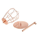 21inch Metal Wire Mannequin Head Hat Baseball Cap Rack Stand Wig Storage Dryer Holder Display Rose Gold