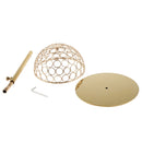 Bendable Detachable Adjust Gold Metal Wig Support Hat Caps Holder Storage Rack Stand Display Tool Wigs Drying Stand Dryer