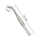 Stainless Steel Eyelash Extension Tweezer Curved Pincet Vetus Makeup Tool