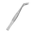 Stainless Steel Eyelash Extension Tweezer Curved Pincet Vetus Makeup Tool